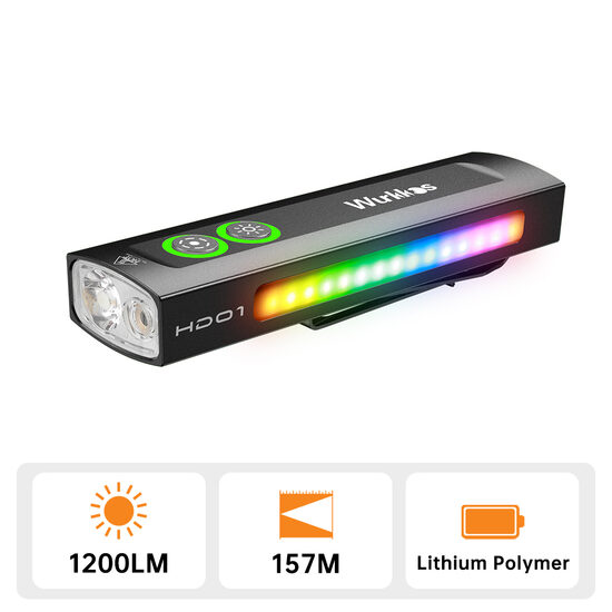 SOFIRN HD01 Rechargeable EDC Flashlight with Front Light